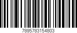 Código de barras (EAN, GTIN, SKU, ISBN): '7895783154803'