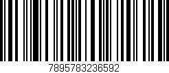 Código de barras (EAN, GTIN, SKU, ISBN): '7895783236592'