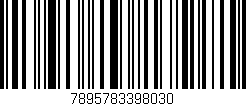 Código de barras (EAN, GTIN, SKU, ISBN): '7895783398030'
