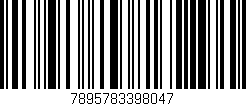 Código de barras (EAN, GTIN, SKU, ISBN): '7895783398047'