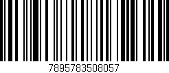 Código de barras (EAN, GTIN, SKU, ISBN): '7895783508057'