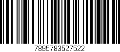 Código de barras (EAN, GTIN, SKU, ISBN): '7895783527522'