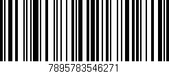 Código de barras (EAN, GTIN, SKU, ISBN): '7895783546271'