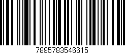 Código de barras (EAN, GTIN, SKU, ISBN): '7895783546615'
