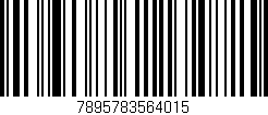 Código de barras (EAN, GTIN, SKU, ISBN): '7895783564015'