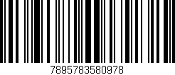 Código de barras (EAN, GTIN, SKU, ISBN): '7895783580978'