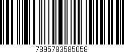 Código de barras (EAN, GTIN, SKU, ISBN): '7895783585058'