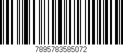 Código de barras (EAN, GTIN, SKU, ISBN): '7895783585072'