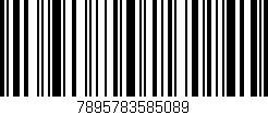 Código de barras (EAN, GTIN, SKU, ISBN): '7895783585089'