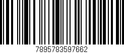 Código de barras (EAN, GTIN, SKU, ISBN): '7895783597662'