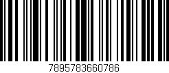 Código de barras (EAN, GTIN, SKU, ISBN): '7895783660786'