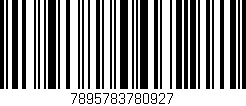 Código de barras (EAN, GTIN, SKU, ISBN): '7895783780927'