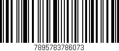 Código de barras (EAN, GTIN, SKU, ISBN): '7895783786073'