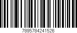 Código de barras (EAN, GTIN, SKU, ISBN): '7895784241526'