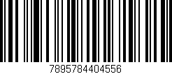 Código de barras (EAN, GTIN, SKU, ISBN): '7895784404556'