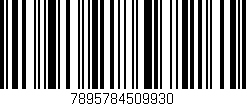 Código de barras (EAN, GTIN, SKU, ISBN): '7895784509930'