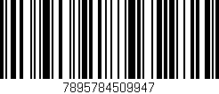 Código de barras (EAN, GTIN, SKU, ISBN): '7895784509947'