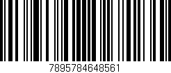 Código de barras (EAN, GTIN, SKU, ISBN): '7895784648561'