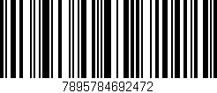 Código de barras (EAN, GTIN, SKU, ISBN): '7895784692472'