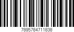 Código de barras (EAN, GTIN, SKU, ISBN): '7895784711838'