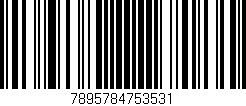 Código de barras (EAN, GTIN, SKU, ISBN): '7895784753531'