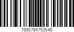 Código de barras (EAN, GTIN, SKU, ISBN): '7895784753548'