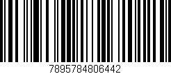 Código de barras (EAN, GTIN, SKU, ISBN): '7895784806442'