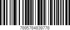 Código de barras (EAN, GTIN, SKU, ISBN): '7895784839778'