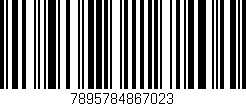 Código de barras (EAN, GTIN, SKU, ISBN): '7895784867023'