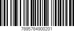 Código de barras (EAN, GTIN, SKU, ISBN): '7895784900201'