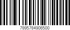 Código de barras (EAN, GTIN, SKU, ISBN): '7895784906500'