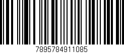 Código de barras (EAN, GTIN, SKU, ISBN): '7895784911085'