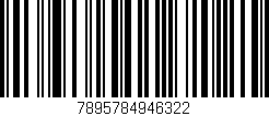 Código de barras (EAN, GTIN, SKU, ISBN): '7895784946322'