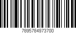Código de barras (EAN, GTIN, SKU, ISBN): '7895784973700'