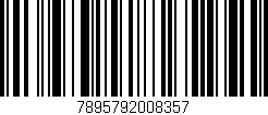 Código de barras (EAN, GTIN, SKU, ISBN): '7895792008357'