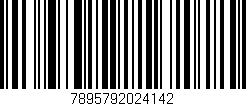 Código de barras (EAN, GTIN, SKU, ISBN): '7895792024142'