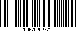 Código de barras (EAN, GTIN, SKU, ISBN): '7895792026719'