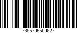 Código de barras (EAN, GTIN, SKU, ISBN): '7895795500827'