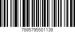 Código de barras (EAN, GTIN, SKU, ISBN): '7895795501138'