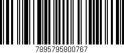 Código de barras (EAN, GTIN, SKU, ISBN): '7895795800767'