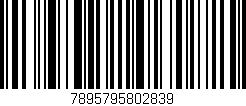 Código de barras (EAN, GTIN, SKU, ISBN): '7895795802839'