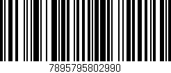 Código de barras (EAN, GTIN, SKU, ISBN): '7895795802990'