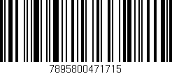 Código de barras (EAN, GTIN, SKU, ISBN): '7895800471715'