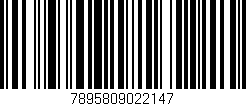 Código de barras (EAN, GTIN, SKU, ISBN): '7895809022147'