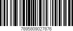 Código de barras (EAN, GTIN, SKU, ISBN): '7895809027876'