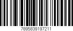 Código de barras (EAN, GTIN, SKU, ISBN): '7895839197211'