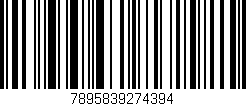 Código de barras (EAN, GTIN, SKU, ISBN): '7895839274394'