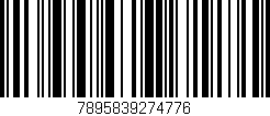 Código de barras (EAN, GTIN, SKU, ISBN): '7895839274776'