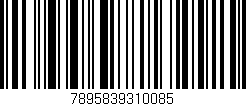 Código de barras (EAN, GTIN, SKU, ISBN): '7895839310085'