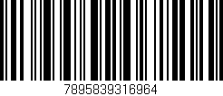 Código de barras (EAN, GTIN, SKU, ISBN): '7895839316964'